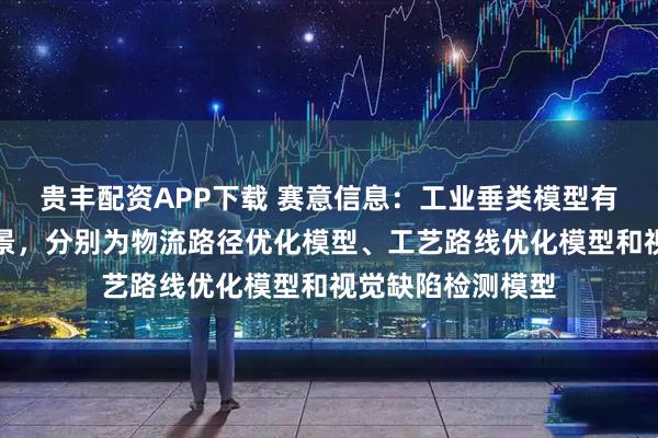 贵丰配资APP下载 赛意信息:工业垂类模型有三大核心应用场景,分别为物流路径优化模型、工艺路线优化模型和视觉缺陷检测模型